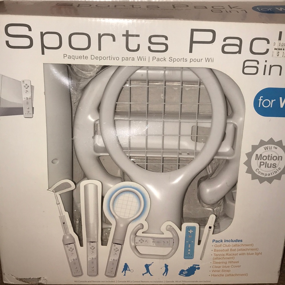 Wii 🎮 accessory sports pack